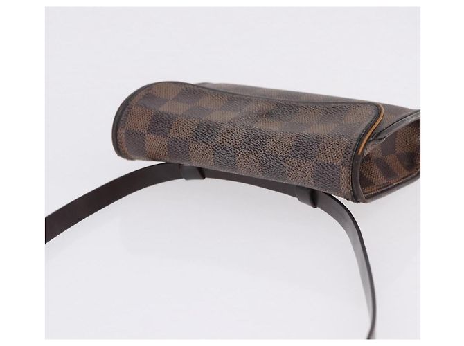 LOUIS VUITTON Damier Ebene Pochette Florentine Borsa a Vita N51856 LV Auth 196194 - vista 7