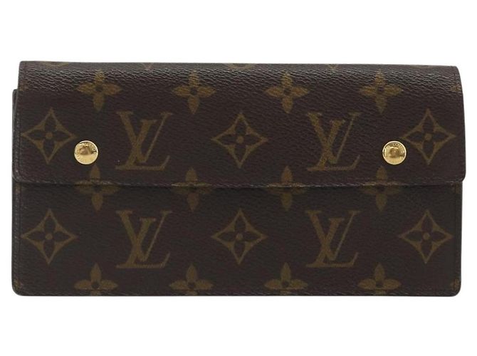 LOUIS VUITTON Monogram Portefeuille Accordion Long Wallet M58008 LV Auth 194269A Monogramma - vista 13