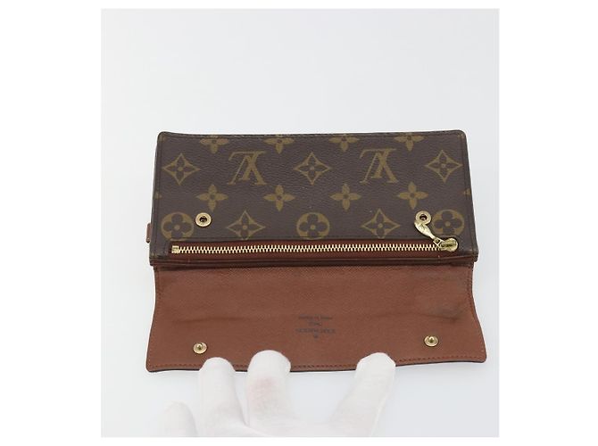 LOUIS VUITTON Monogram Portefeuille Accordion Long Wallet M58008 LV Auth 194269A Monogramma - vista 18