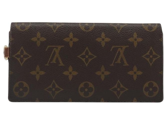 LOUIS VUITTON Monogram Portefeuille Accordion Long Wallet M58008 LV Auth 194269A Monogramma - vista 2