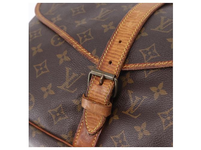 LOUIS VUITTON Monogram Saumur 35 Shoulder Bag M42254 LV Auth BA14087 Monogramma - vista 10