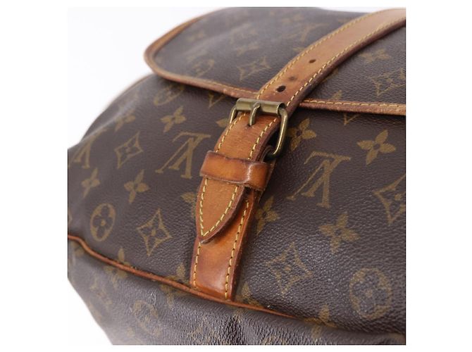 LOUIS VUITTON Monogram Saumur 35 Shoulder Bag M42254 LV Auth BA14087 Monogramma - vista 19
