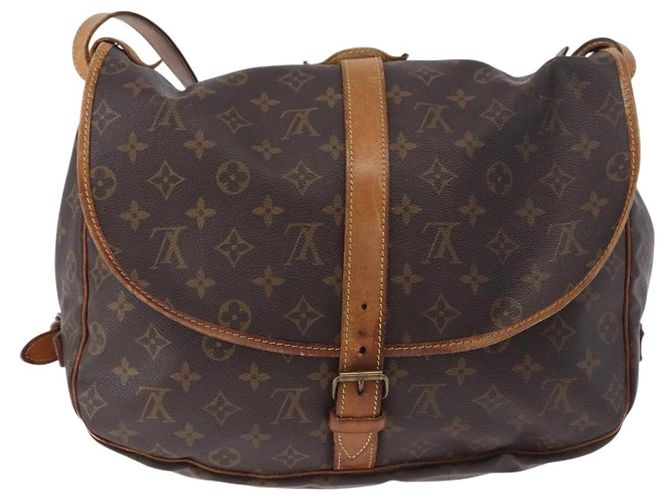 LOUIS VUITTON Monogram Saumur 35 Shoulder Bag M42254 LV Auth BA14087 Monogramma - vista 2