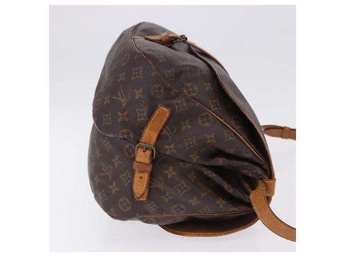 LOUIS VUITTON Monogram Saumur 35 Shoulder Bag M42254 LV Auth BA14087 Monogramma - vista 3