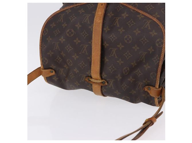 LOUIS VUITTON Monogram Saumur 35 Shoulder Bag M42254 LV Auth BA14087 Monogramma - vista 7