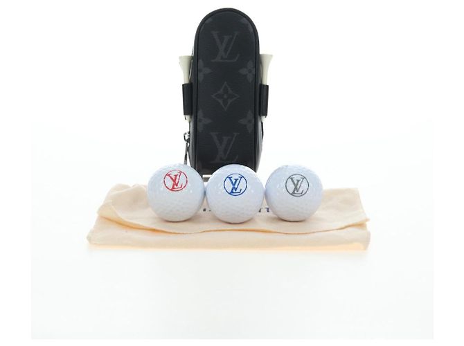 LOUIS VUITTON Monogram Eclipse Set Golf Andrews Bag Charm GI0344 LV Auth 194695M Monogramma - vista 12