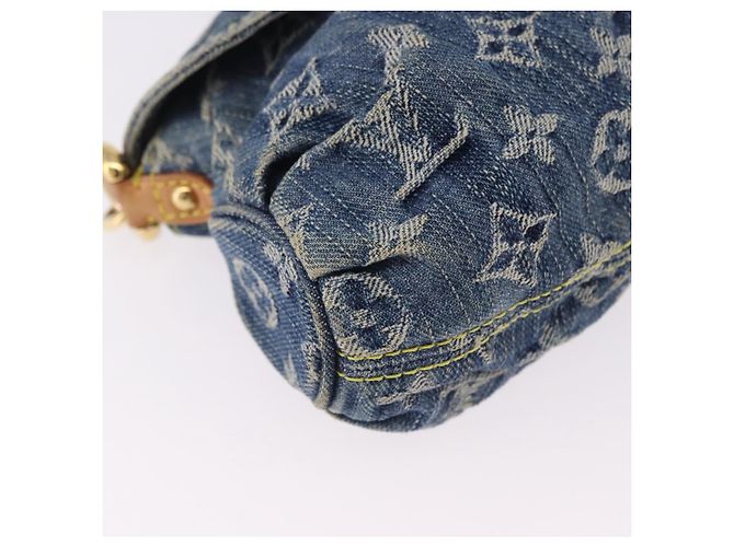 LOUIS VUITTON Monogram Denim Mini Preity Shoulder Bag Blue M95050 Auth 195231SAM - vista 14