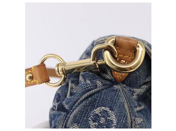 LOUIS VUITTON Monogram Denim Mini Preity Shoulder Bag Blue M95050 Auth 195231SAM - vista 19