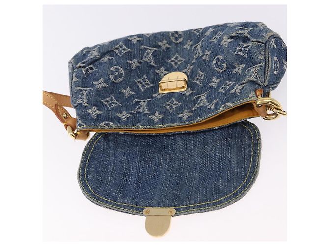 LOUIS VUITTON Monogram Denim Mini Preity Shoulder Bag Blue M95050 Auth 195231SAM - vista 20