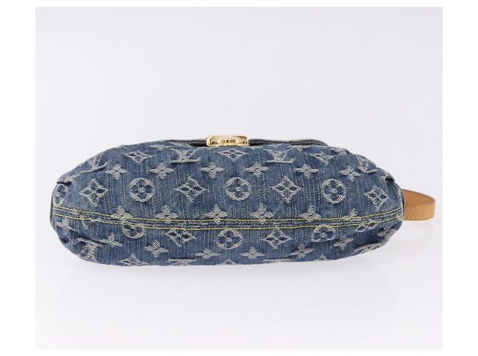 LOUIS VUITTON Monogram Denim Mini Preity Shoulder Bag Blue M95050 Auth 195231SAM - vista 6
