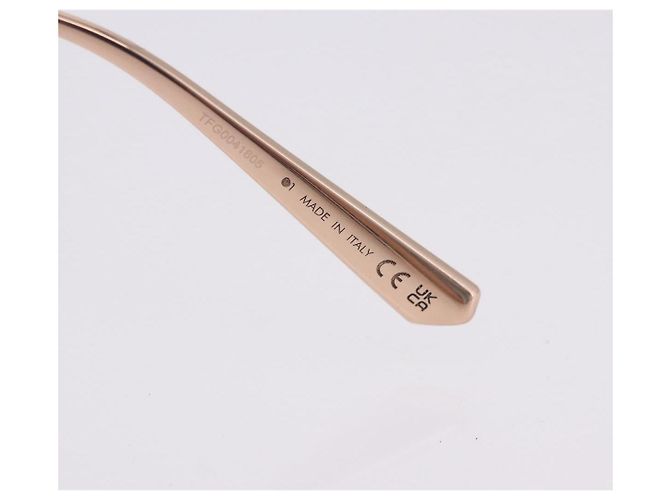 Gafas de sol Christian Dior metal Gold Auth 195922M Dorado - vista 11