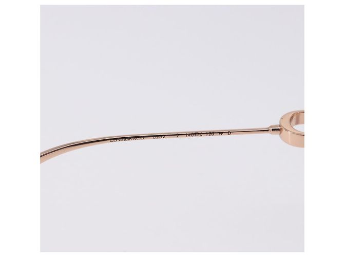 Gafas de sol Christian Dior metal Gold Auth 195922M Dorado - vista 16