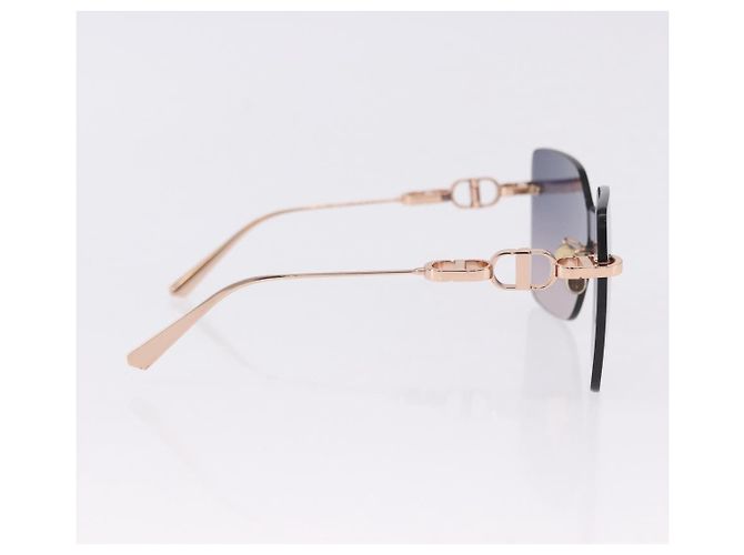 Gafas de sol Christian Dior metal Gold Auth 195922M Dorado - vista 7