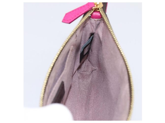 Portadocumenti FENDI Zucca Canvas PVC Marrone Nero 8BS073 Auth 195954V - vista 20