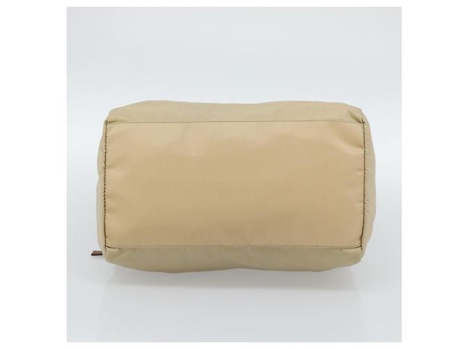 Borsa a Mano PRADA Nylon Beige Silver Auth 194328A Argento - vista 5