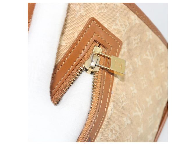 LOUIS VUITTON Monogram Mini Sac Catline Hand Bag Beige M92328 LV Auth bs36410 - vista 11