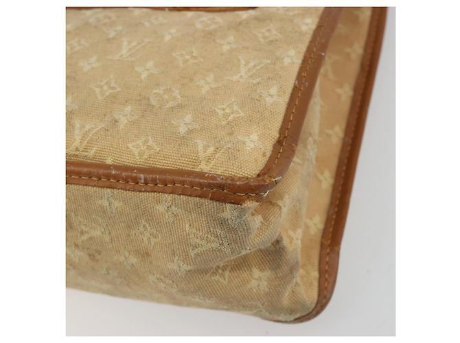 LOUIS VUITTON Monogram Mini Sac Catline Hand Bag Beige M92328 LV Auth bs36410 - vista 15