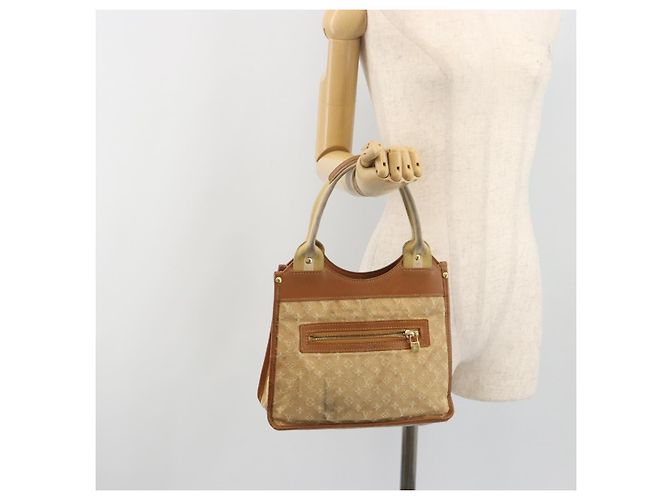 LOUIS VUITTON Monogram Mini Sac Catline Hand Bag Beige M92328 LV Auth bs36410 - vista 27