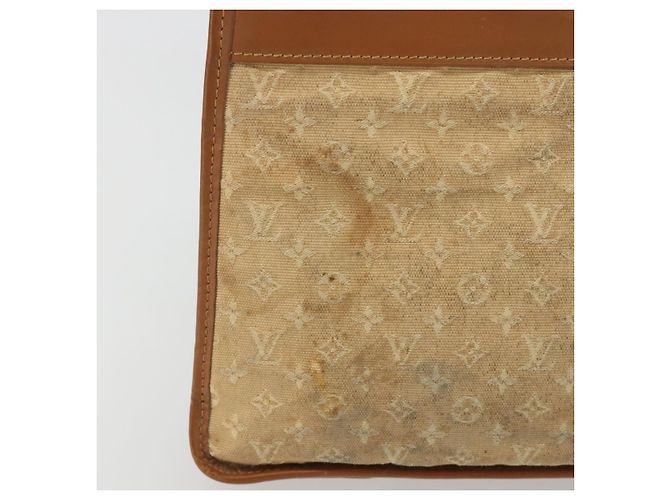 LOUIS VUITTON Monogram Mini Sac Catline Hand Bag Beige M92328 LV Auth bs36410 - vista 3