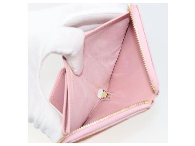 LOUIS VUITTON Monogram Vernis Bloom Coin Purse Marshmallow Pink LV Auth BA14539 - view 11