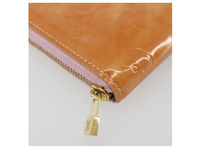 LOUIS VUITTON Monogram Vernis Bloom Coin Purse Marshmallow Pink LV Auth BA14539 - view 14