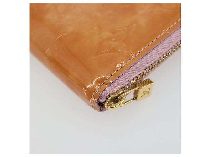 LOUIS VUITTON Monogram Vernis Bloom Coin Purse Marshmallow Pink LV Auth BA14539 - view 15