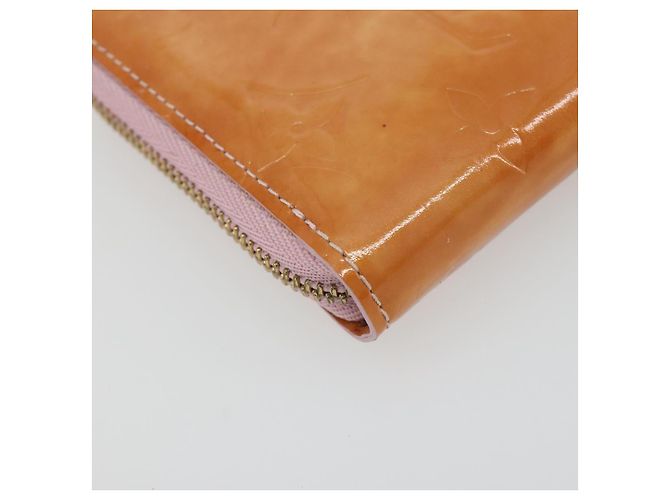 LOUIS VUITTON Monogram Vernis Bloom Coin Purse Marshmallow Pink LV Auth BA14539 - view 16