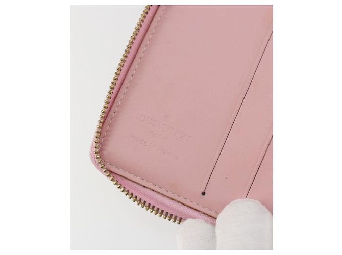 LOUIS VUITTON Monogram Vernis Bloom Coin Purse Marshmallow Pink LV Auth BA14539 - view 17