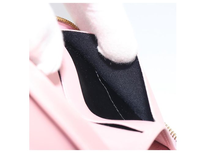 LOUIS VUITTON Monogram Vernis Bloom Coin Purse Marshmallow Pink LV Auth BA14539 - view 18