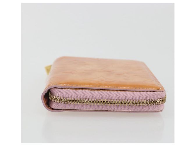 LOUIS VUITTON Monogram Vernis Bloom Coin Purse Marshmallow Pink LV Auth BA14539 - view 3