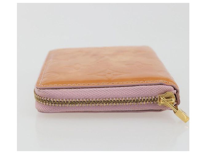 LOUIS VUITTON Monogram Vernis Bloom Coin Purse Marshmallow Pink LV Auth BA14539 - view 4
