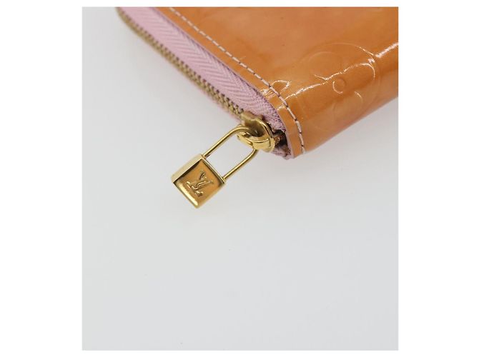 LOUIS VUITTON Monogram Vernis Bloom Coin Purse Marshmallow Pink LV Auth BA14539 - view 8