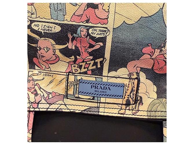 Borsa Etiquette Comic Glacé 18 SS di Prada Multicolore - vista 2
