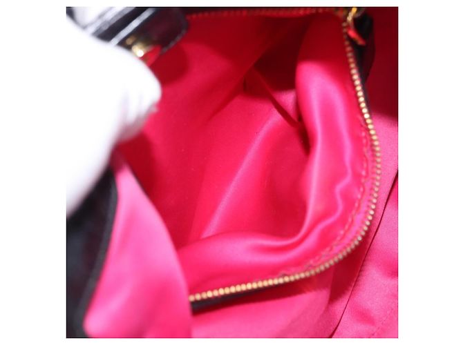 Borsa a Mano Miu Miu in Pelle 2way Nero Oro Auth 196793V D'oro - vista 24
