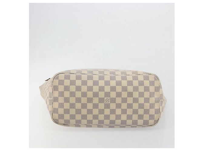 Borsa Tote LOUIS VUITTON Damier Azur Neverfull MM N41605 LV Auth 195607 - vista 5