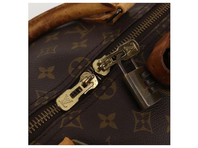 LOUIS VUITTON Borsa Boston Monogram Keepall 50 M41426 Auth LV 192676 Monogramma - vista 10
