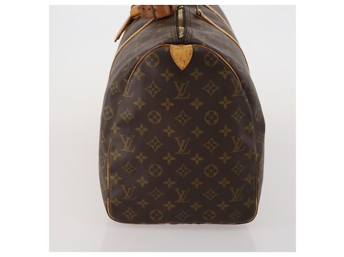 LOUIS VUITTON Borsa Boston Monogram Keepall 50 M41426 Auth LV 192676 Monogramma - vista 3