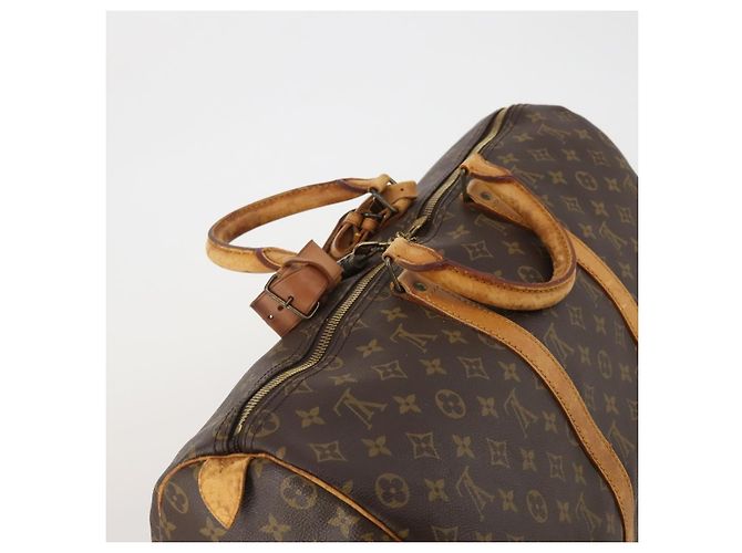 LOUIS VUITTON Borsa Boston Monogram Keepall 50 M41426 Auth LV 192676 Monogramma - vista 6