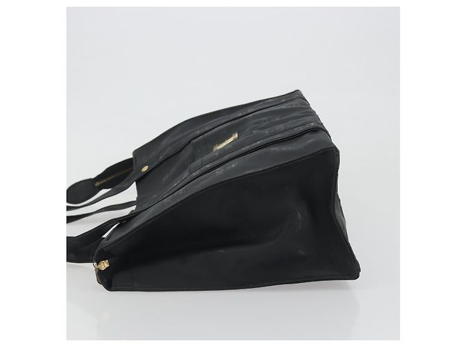 Borsa a spalla MCM Vicetos Logogram PVC Nero Oro Auth bs36729 D'oro - vista 4