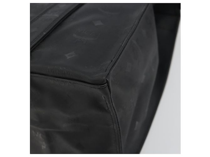 Borsa a spalla MCM Vicetos Logogram PVC Nero Oro Auth bs36729 D'oro - vista 9