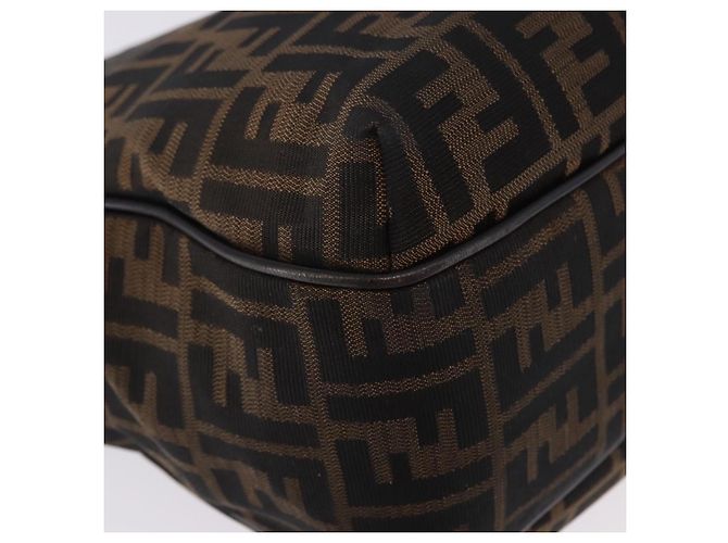 FENDI Zucca Canvas Tote Bag Brown Black Auth ka5668 Braun Schwarz - Ansicht 9