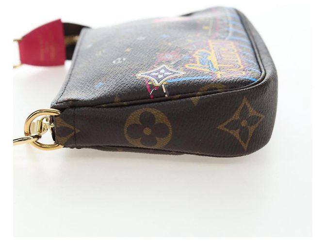 LOUIS VUITTON Monogram Vivienne Mini Pochette Accessoires M69752 LV Auth 195027M Monograma - vista 3
