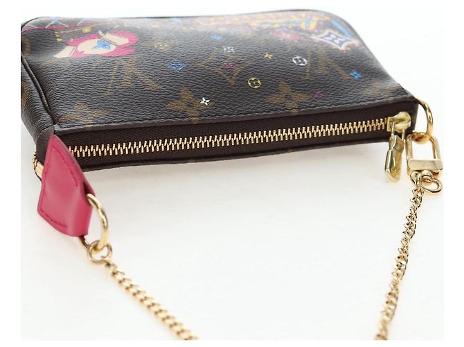 LOUIS VUITTON Monogram Vivienne Mini Pochette Accessoires M69752 LV Auth 195027M Monograma - vista 6