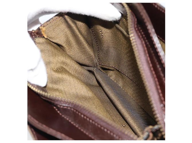 Borsa a mano FENDI Zucca Canvas Marrone Tono Oro Auth 194558V - vista 19