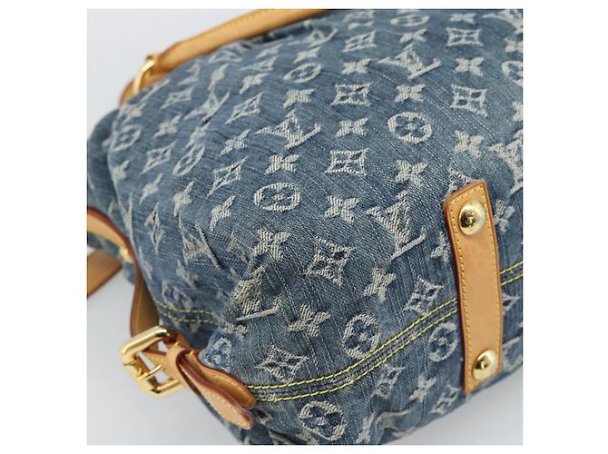 LOUIS VUITTON Monogram Denim Neo Cabby GM Hand Bag 2way Blue M95350 Auth 195232V - vista 18