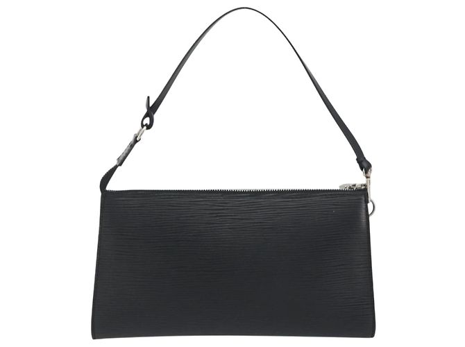 LOUIS VUITTON Epi Pochette Accessoires Accessory Pouch Black M52982 Auth 195419V Negro - vista 2