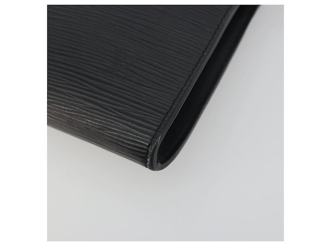 LOUIS VUITTON Epi Pochette Accessoires Accessory Pouch Black M52982 Auth 195419V Negro - vista 9