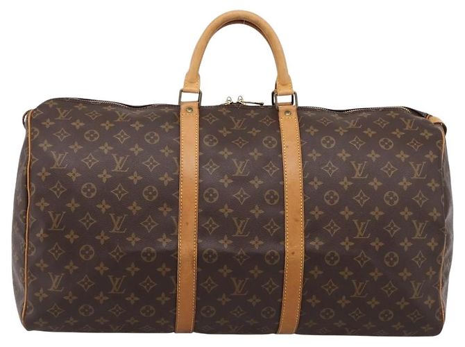 LOUIS VUITTON Monogram Keepall 55 Boston Bag M41424 LV Auth ka5681 Monogramma - vista 13