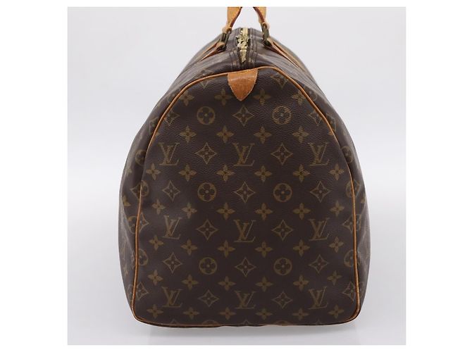 LOUIS VUITTON Monogram Keepall 55 Boston Bag M41424 LV Auth ka5681 Monogramma - vista 3