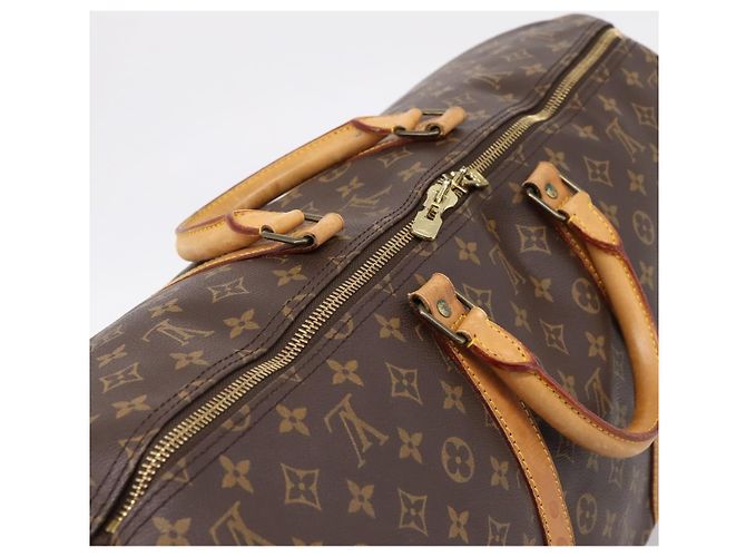 LOUIS VUITTON Monogram Keepall 55 Boston Bag M41424 LV Auth ka5681 Monogramma - vista 6